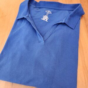 St. John's Bay Women's Blue Collared Shirt 5X‎